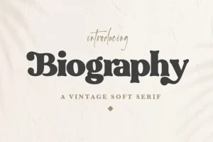 Biography Serif Font