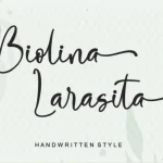 Biolina Larasita Font