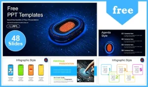 Biometric Authentication Cybersecurity PowerPoint Templates