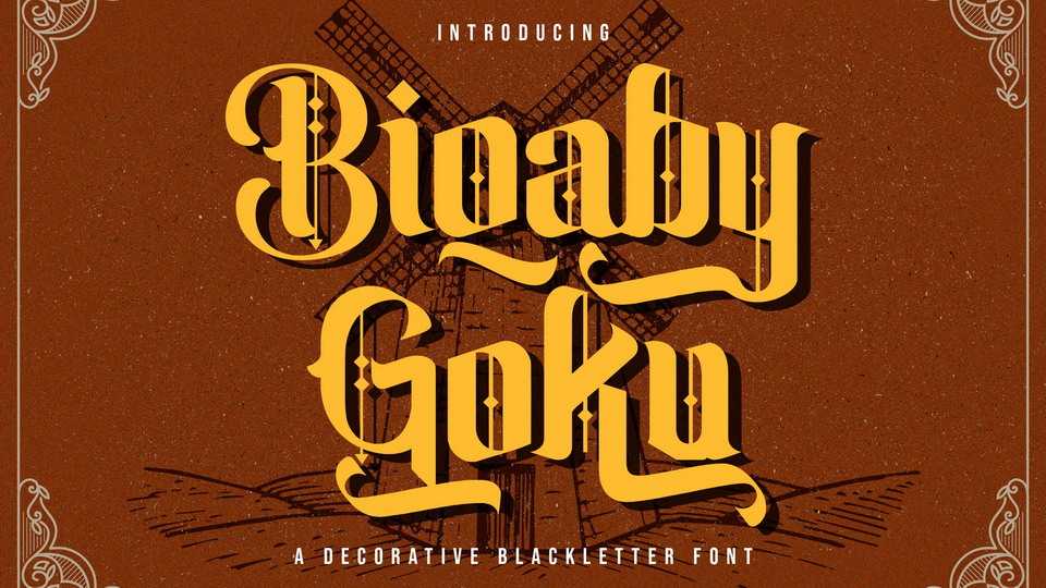 Biqaby Goku Font › Fontesk