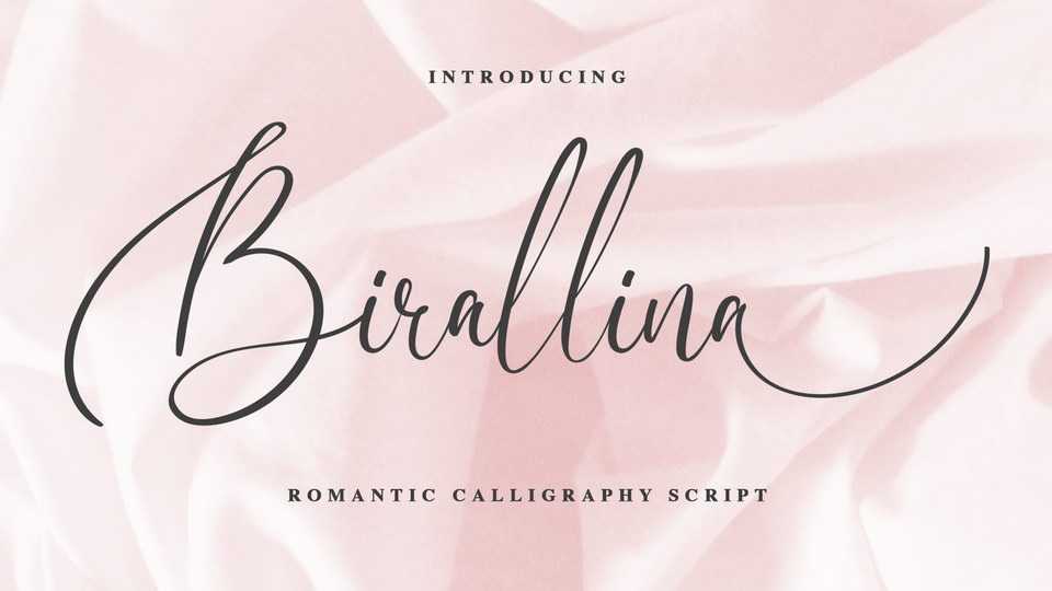 Birallina Script Font › Fontesk