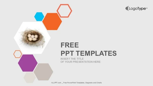 Bird Nests-Nature PowerPoint Templates
