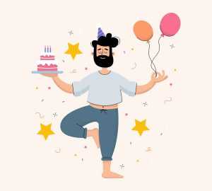 Birthday Celebration Illustration