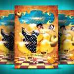 Birthday Party Flyer PSD Template + Facebook Cover