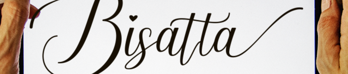 Bisatta Calligraphy Font