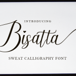 Bisatta Calligraphy Font