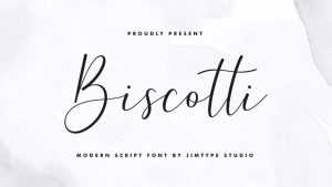 Biscotti Script Font › Fontesk