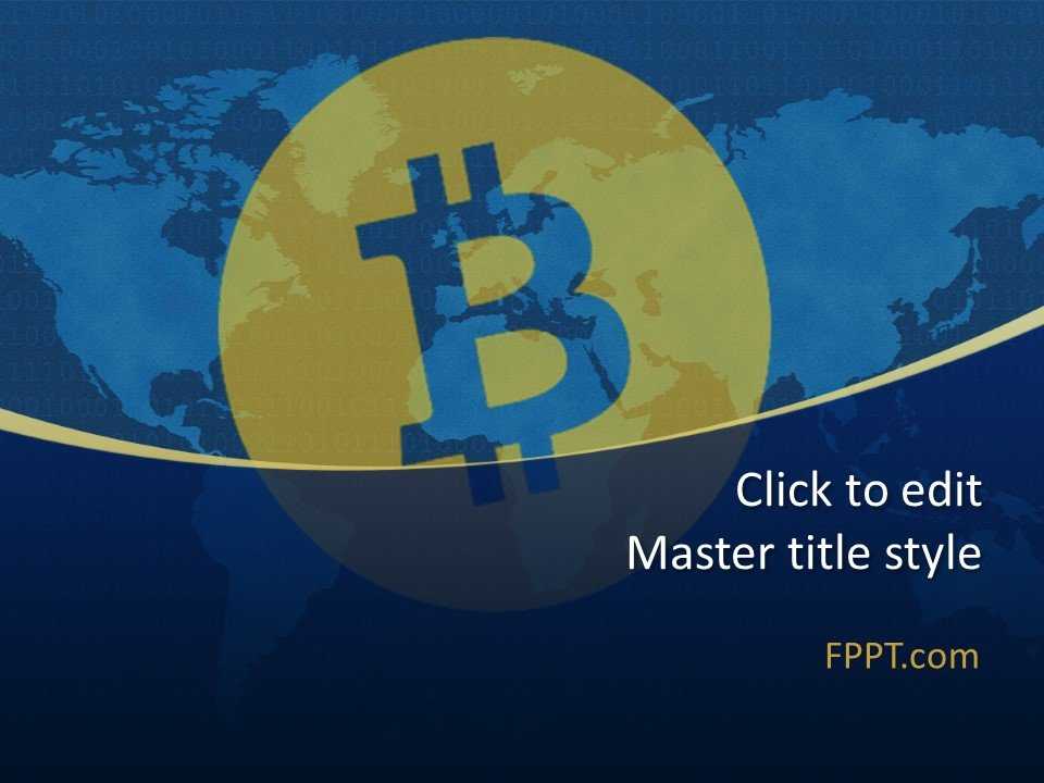 Bitcoin Presentation Template Background