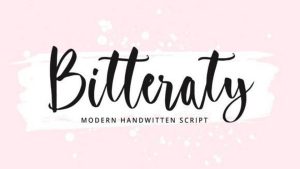 Bitteraty Font › Fontesk