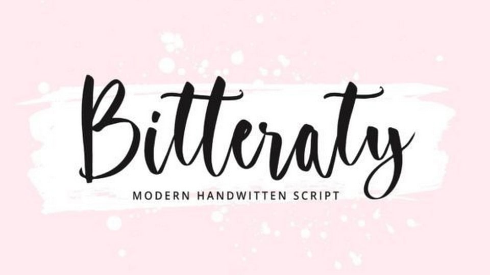 Bitteraty Font › Fontesk