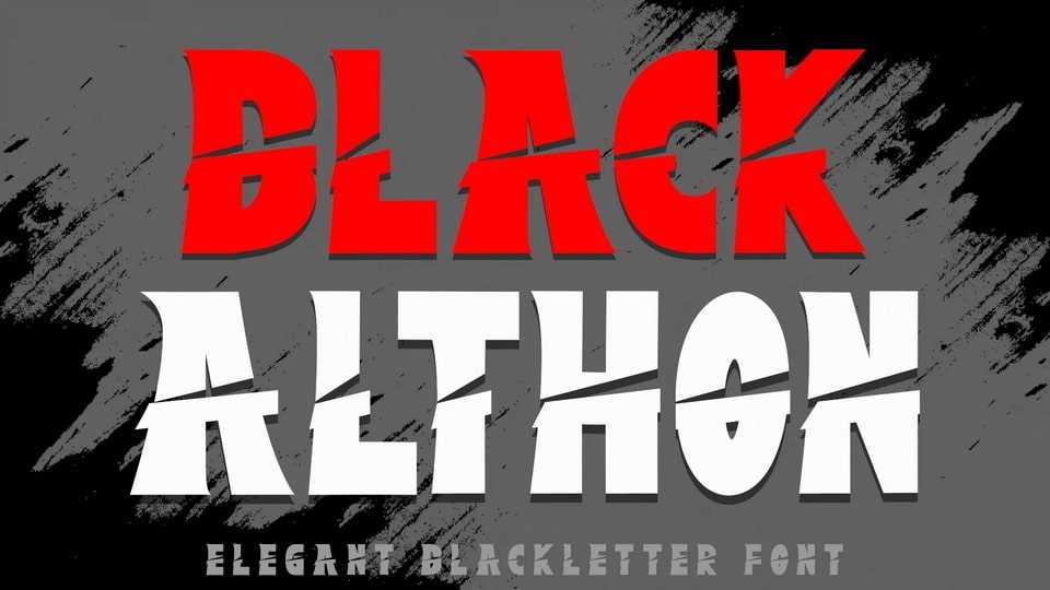 Black Althon Font › Fontesk