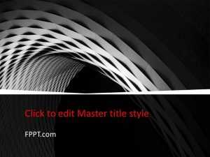 Black and White PowerPoint Template