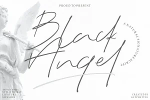 Black Angel - Signature Font