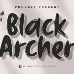 Black Archer Display Font - Fonte Grátis Black Archer Display Font