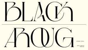 Black Aroug Font › Fontesk