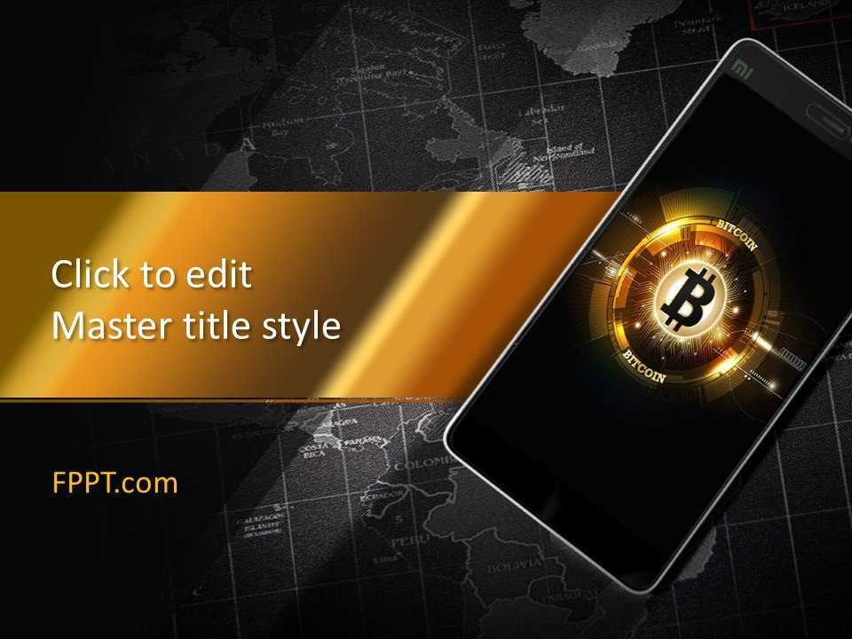 Black Blockchain PowerPoint Template