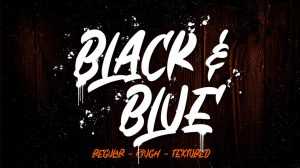 Black & Blue Font › Fontesk