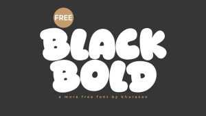 Black Bold Font › Fontesk
