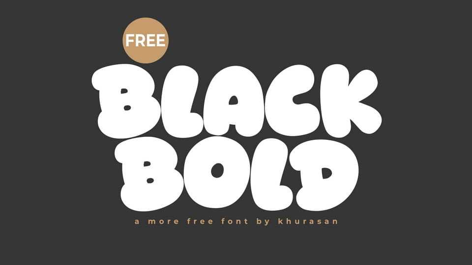 Black Bold Font › Fontesk