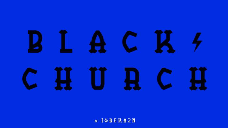Black Church Font › Fontesk