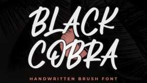 Black Cobra Font › Fontesk