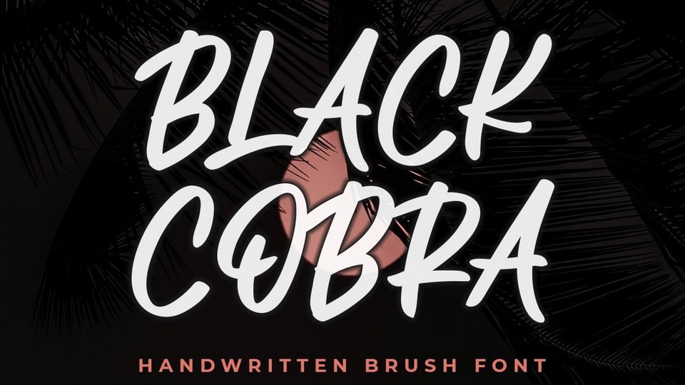 Black Cobra Font › Fontesk