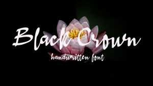Black Crown Font › Fontesk