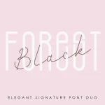 Black Forest Font Duo