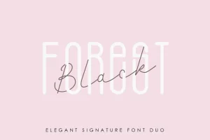 Black Forest Font Duo