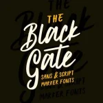 Black Gate Typeface