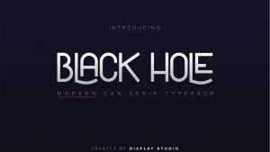 Black Hole Font › Fontesk
