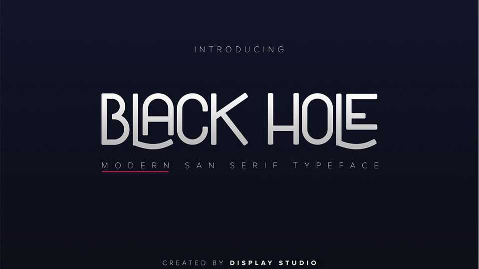 Black Hole Font › Fontesk