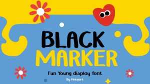 Black Marker Font › Fontesk
