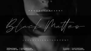 Black Matteo Font › Fontesk