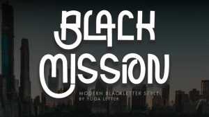 Black Mission Font › Fontesk