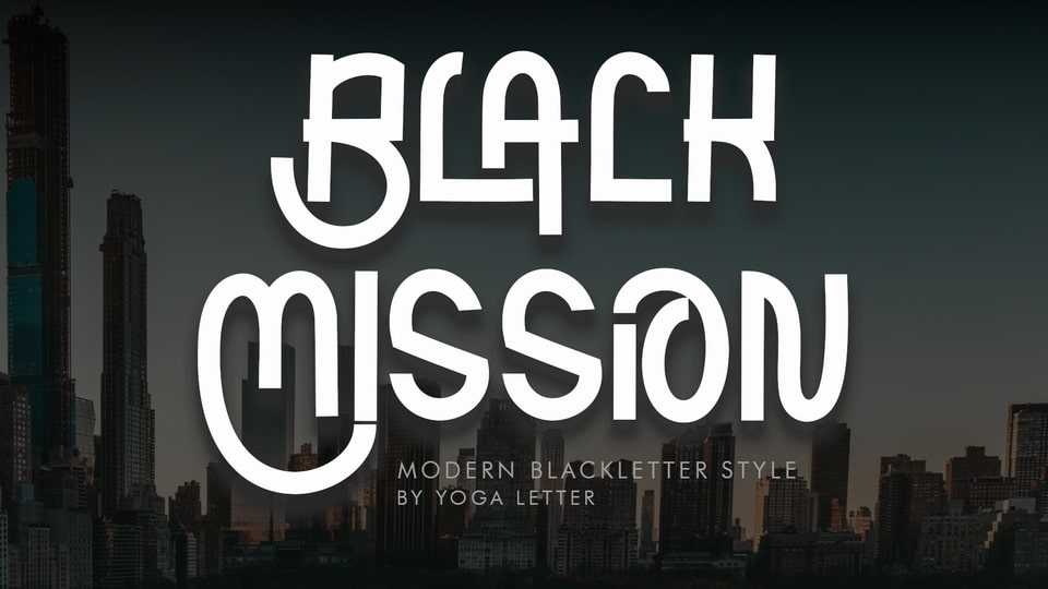 Black Mission Font › Fontesk