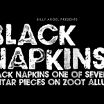 BLACK NAPKINS Font