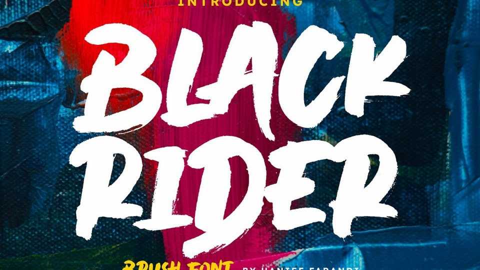 Black Rider Font › Fontesk