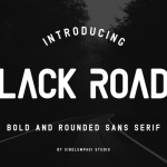 Black Roads Typeface