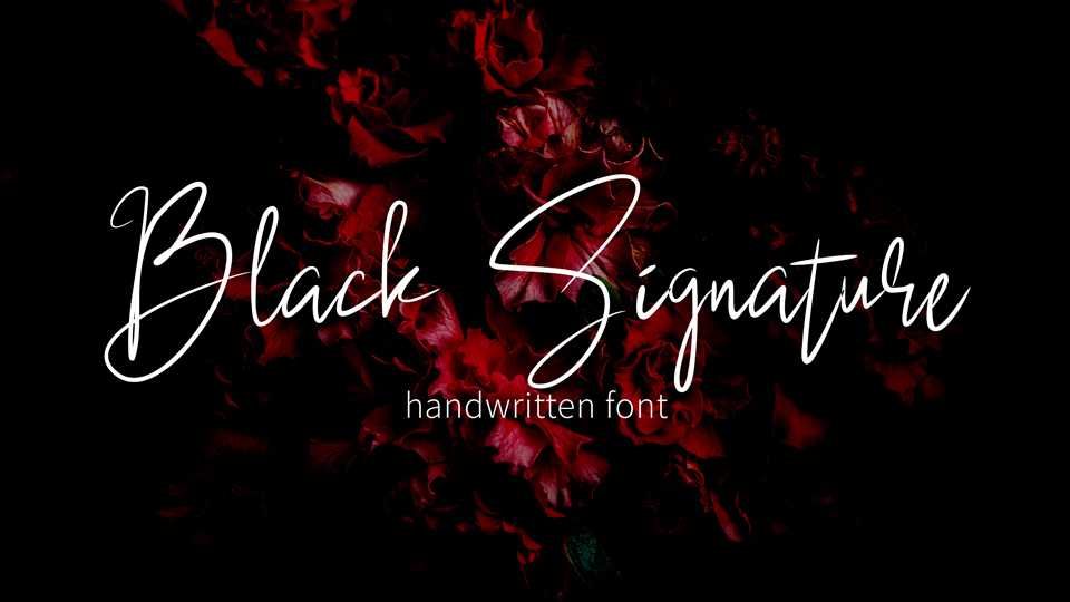 Black Signature Font › Fontesk