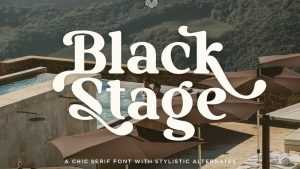 Black Stage Font › Fontesk