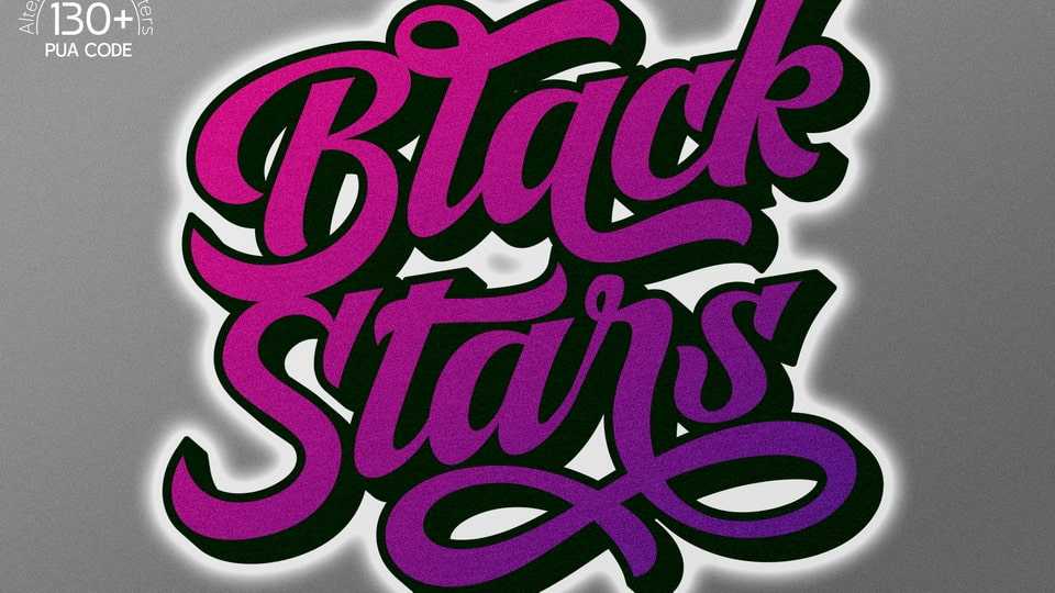 Black Stars Font › Fontesk