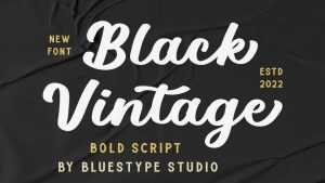 Black Vintage Font › Fontesk