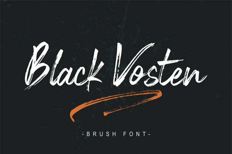 Black Vosten Font