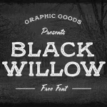Black Willow Font - Fonte Grátis Black Willow Font