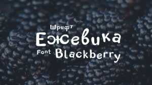 Blackberry Font › Fontesk