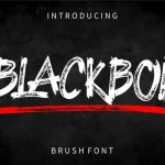 BLACKBOR Font