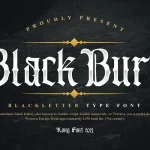 Blackburr Font - Fonte Grátis Blackburr Font