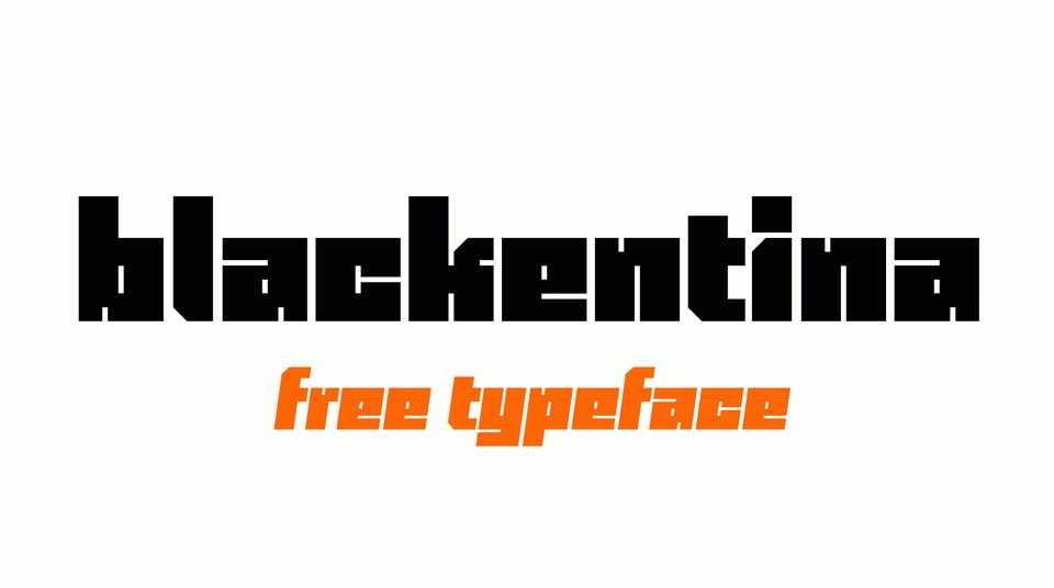 Blackentina Font Family › Fontesk