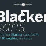 Blacker Sans Font Family